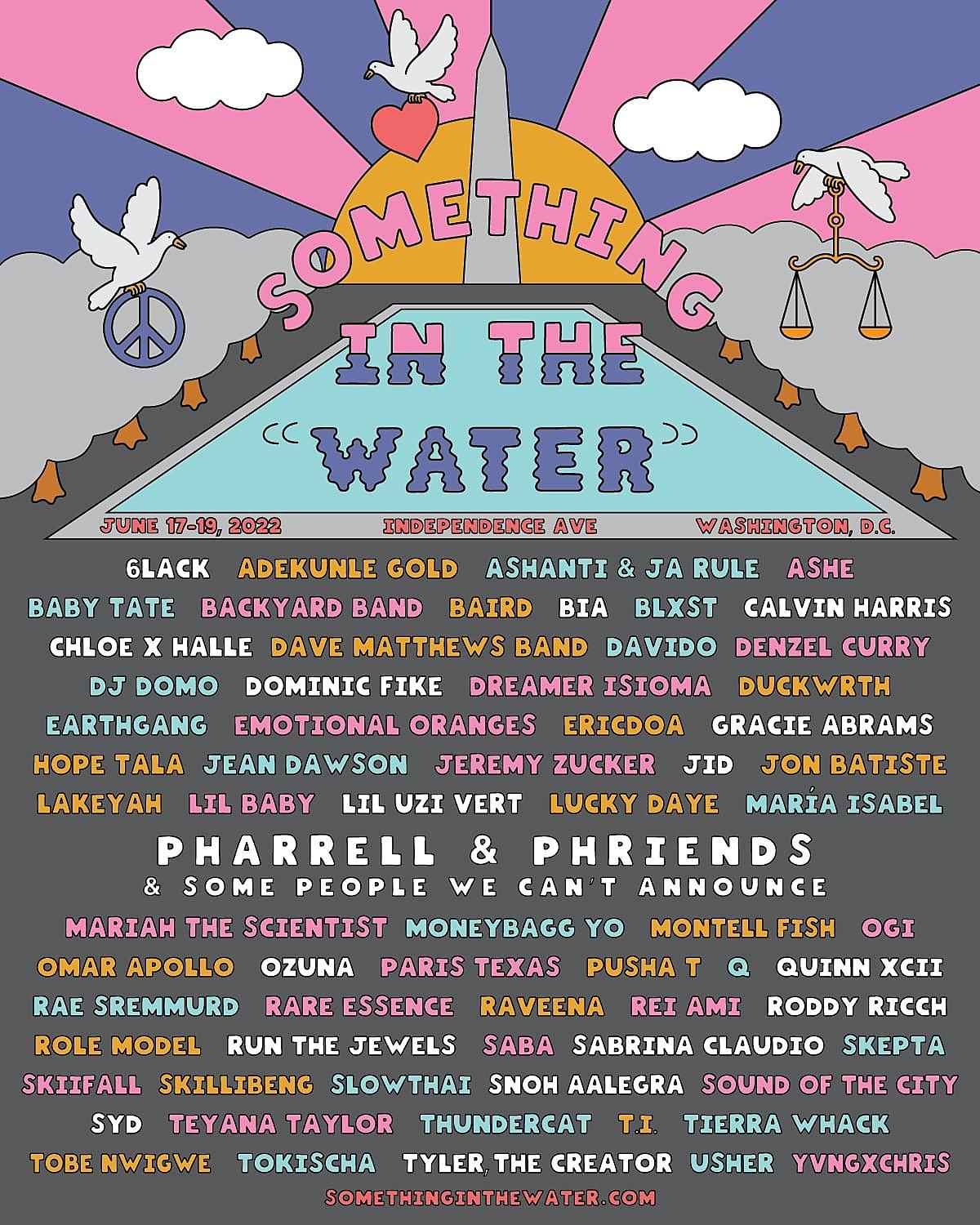 Something In The Water Lineup 2022 – Washington DC